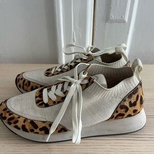 Loeffler Randall cheetah print remi sneaker (size 8)